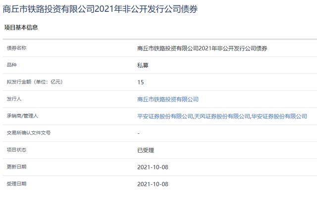 商丘市铁路投资有限公司「商丘市铁路投资有限公司债券」