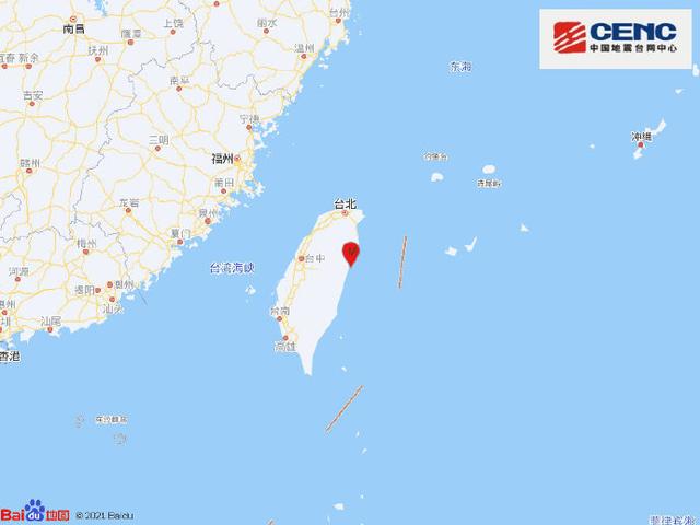 台湾花莲县海域发生4 9级地震 震源深度10千米 全网搜