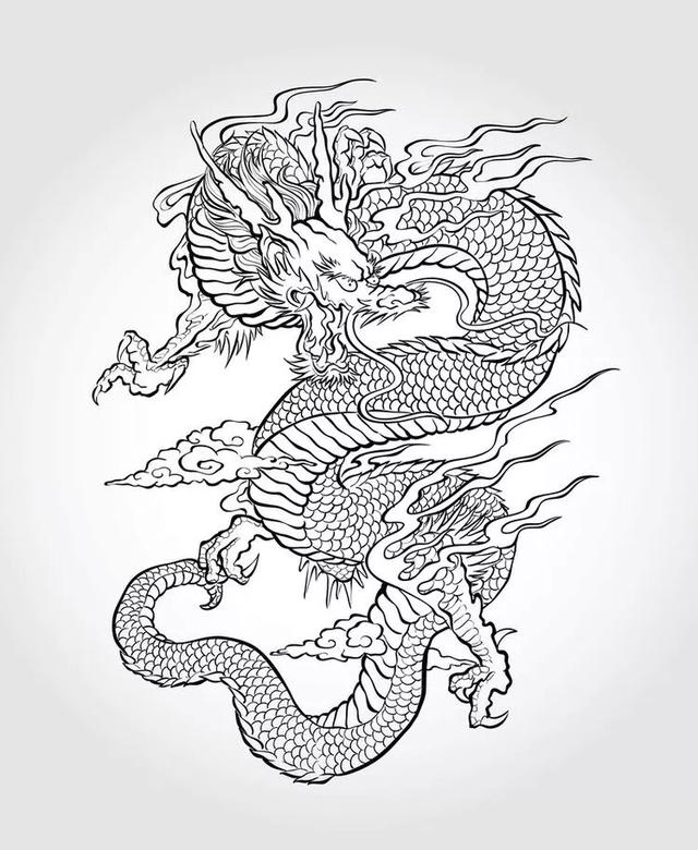 龙画法