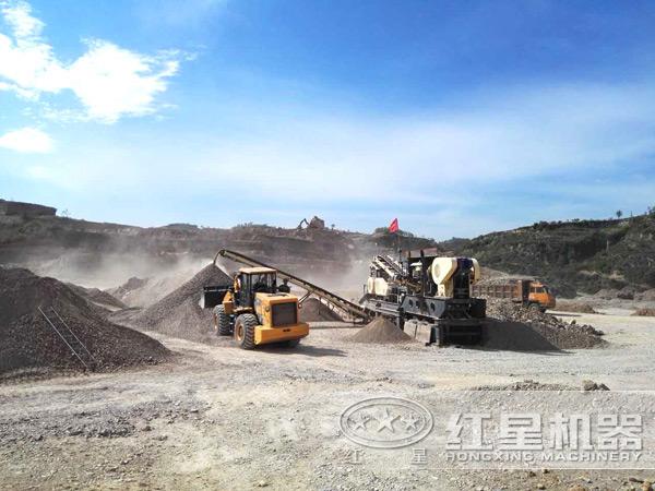 建筑垃圾油电两用破碎机