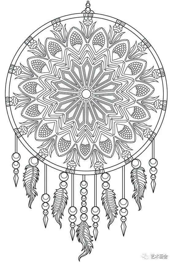 儿童画捕梦网美术教案(捕梦网手工制作)