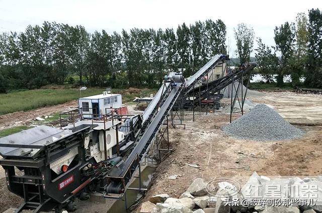 双极无底筛制砂机视频