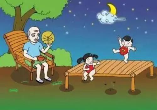 乡情散文：童年乘凉往事