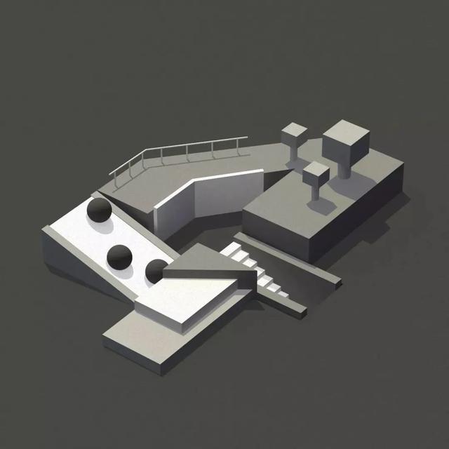 数字和建筑的奇妙组合~C4D数字主题插画