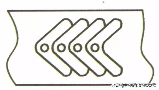 preo工程图中显示展平