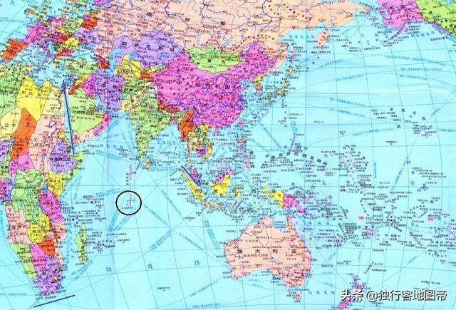 印度洋地图南印度洋地图中文版