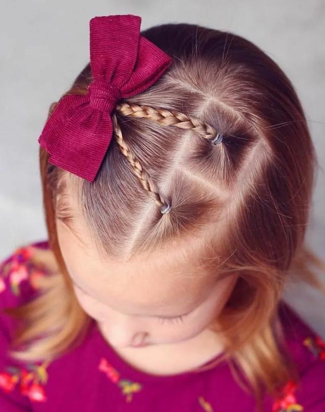 小女孩长发发型图片编发 小女孩发型图片 辫子 儿童 长发