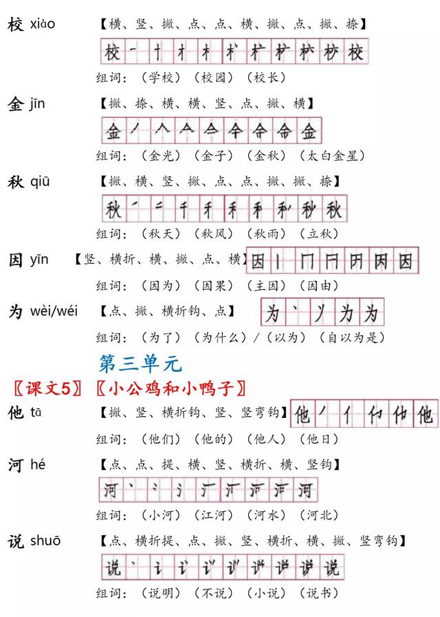 总组词，一年级人教版语文下册生字笔顺组词带拼音？