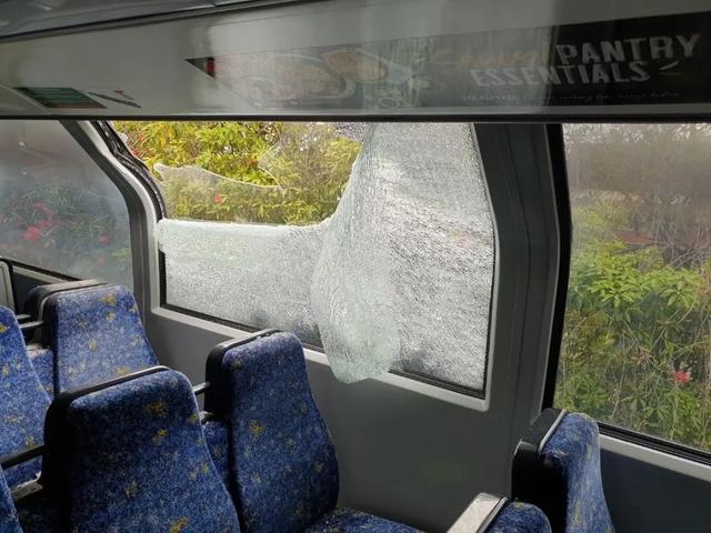 可耻！悉尼三人朝火车扔“大如篮球”的石头！砸烂窗户！差点砸到乘客！警方正全力搜捕