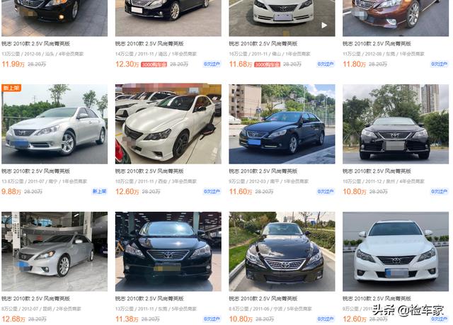 锐志汽车多少钱(锐志为什么叫渣男车)