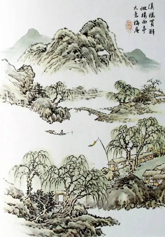 山水画教程（水墨山水画教程）