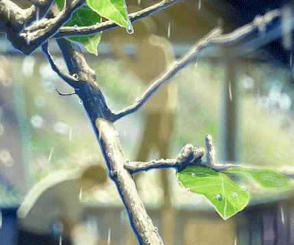 秋 天的 • 雨