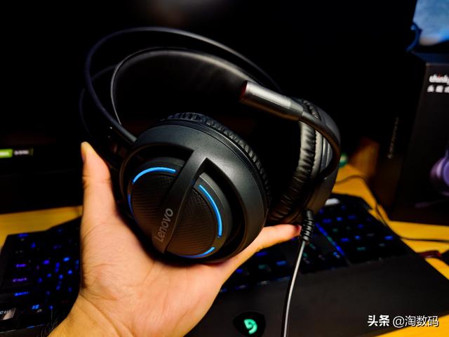 59塊錢ThinkPlus賽事級遊戲耳麥：USB硬聲卡7.1聲道電競耳機曬單