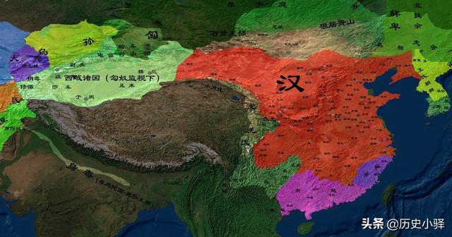 图解西汉两百余年疆域变化-第21张图片-看历史网