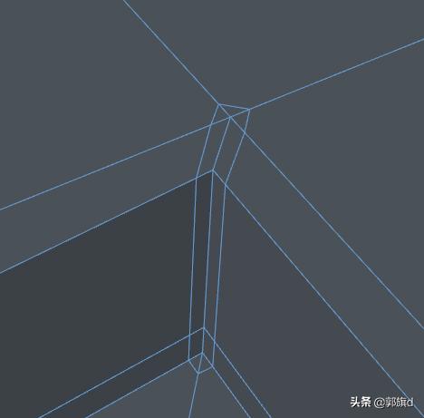 C4D平面花样挖不规则孔