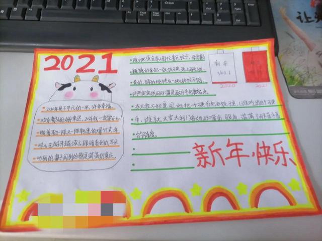 021春节手抄报(2021春节手抄报四年级)"