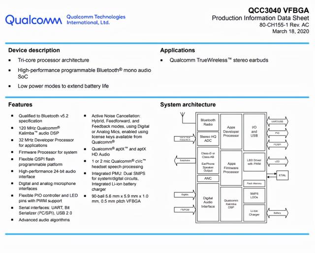 采用高通QCC3040蓝牙主控，omthing首款降噪耳机AirFree2拆解报告