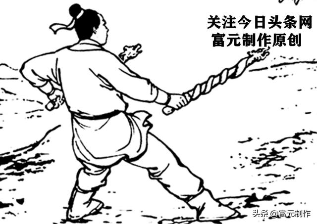 传说中师从名师的杨林，在Aśvaghoṣa与秦怡交战，在潼关与罗毅交战。
(图5)