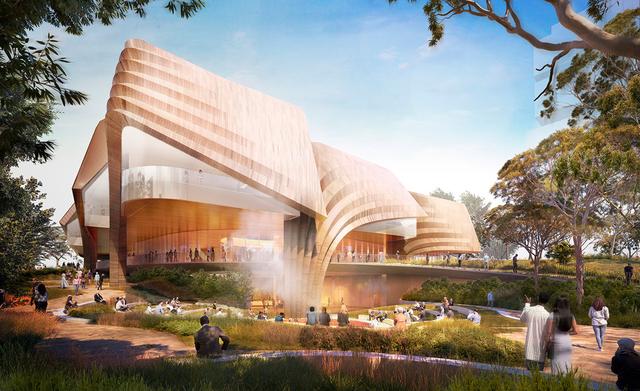 Woods Bagot 和 DS+R 为澳大利亚阿德莱德设计的土著艺术和文化中心