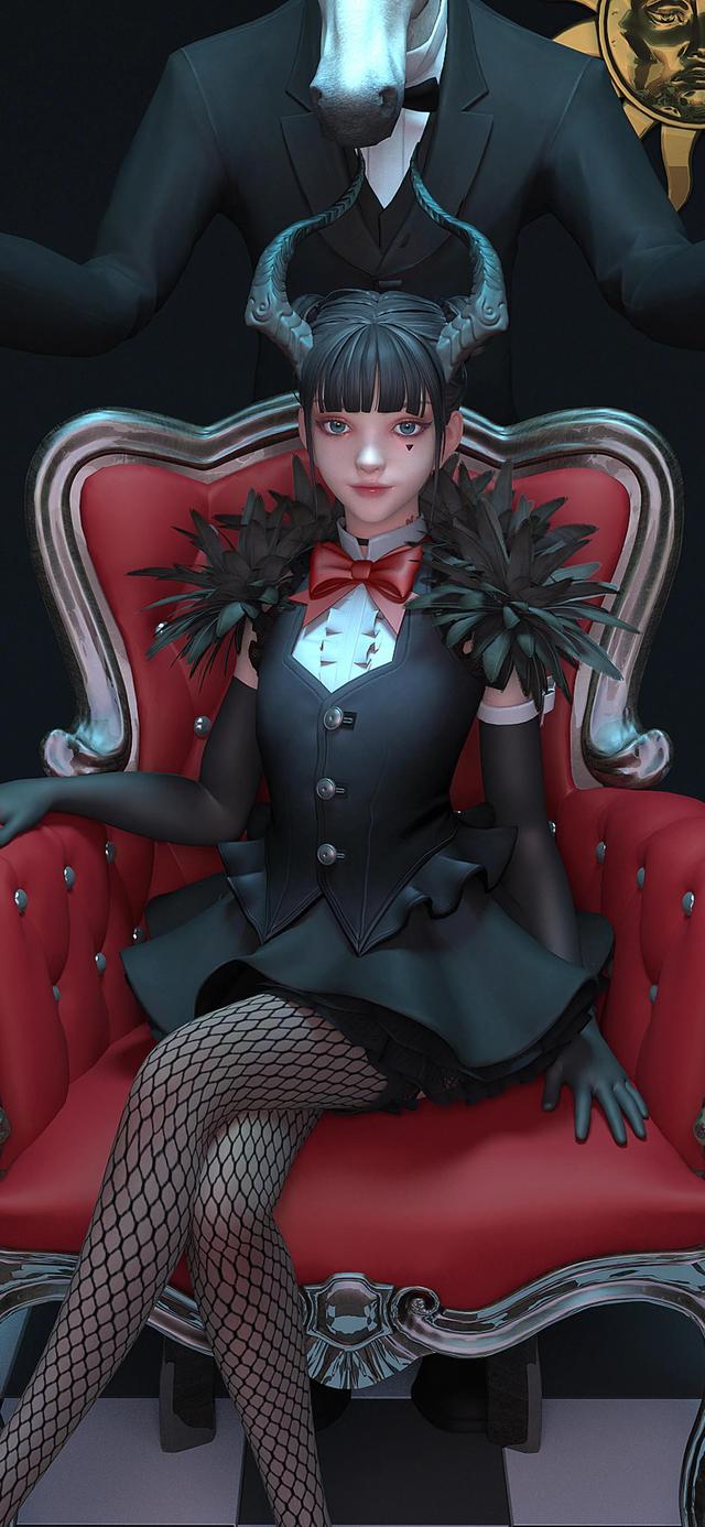 少女心暗色系壁纸暗色系壁纸女王来袭