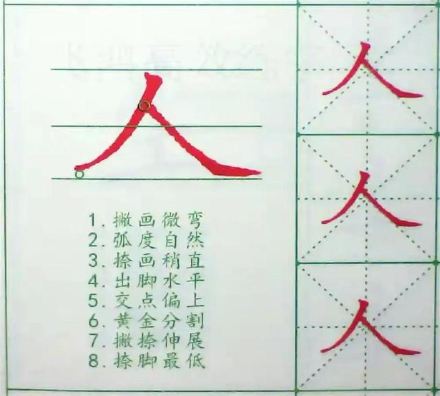 每日打卡100天高清电子版PDF50页，打印练习！给孩子的练字计划