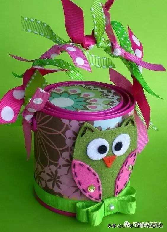 薯片罐子变废为宝手工(废弃的薯片筒怎么利用)