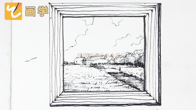 一幅美丽的风景画简单又漂亮（又美又简单的旅行风景画）(1)