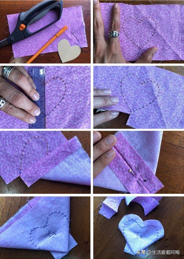 流苏做法可用毛线或绣线来做刺绣针法教程心形刺绣图案找个周末一起小