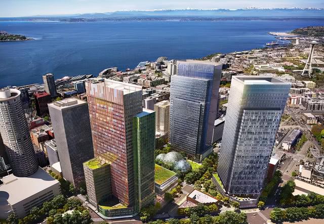 以企业总部来看全球市值前十高的科技公司——腾讯摩天楼傲视群雄