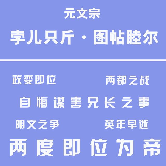 图说：不足百年历十一帝，带你三分钟了解“无存在感”的元朝皇帝