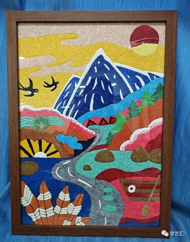 纸浆画简单好看的纸浆画