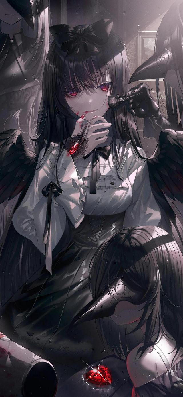 少女心暗色系壁纸暗色系壁纸女王来袭