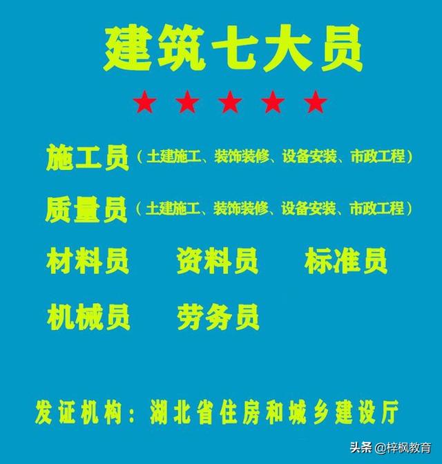 湖北建筑七大员质量员培训武汉建筑七大员质量员报名质量员考试题