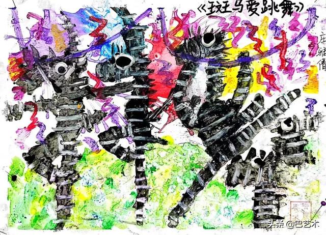 用油画棒玩出炫彩淋漓？你没见过的儿童色彩课