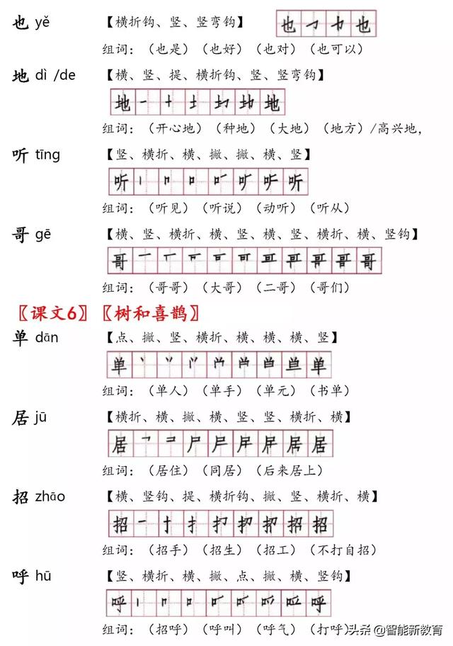 喜的笔顺