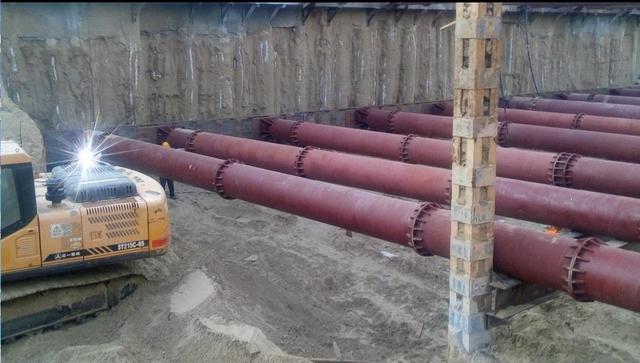 围檩,深基坑钢支撑施工注意?