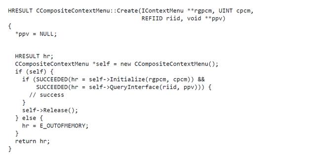 IContextMenu第十一部分：组合扩展的实现