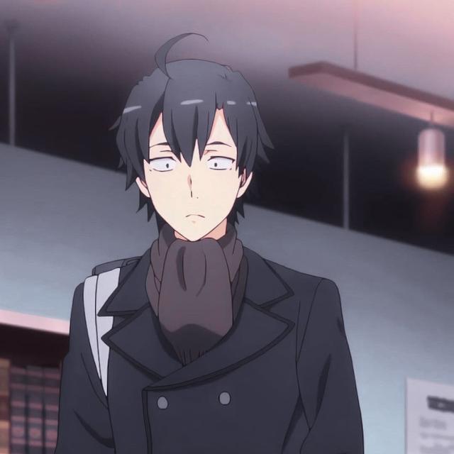 《我的青春恋爱物语果然有问题》由比滨结衣和比企谷八幡,情头