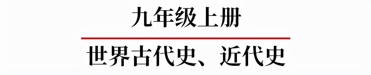 初中历史全部必背知识点，就在这7张图里！历史其实很简单