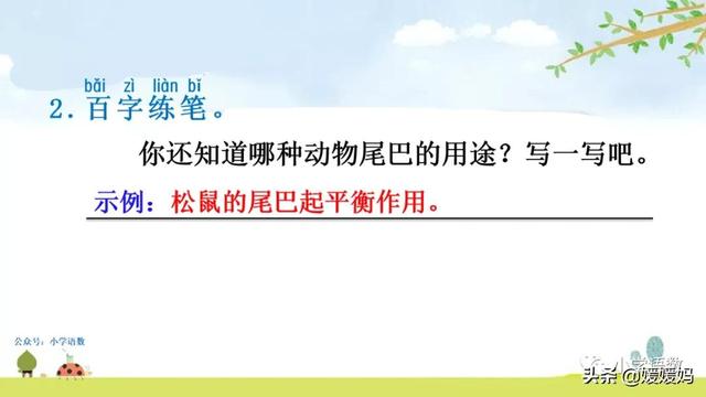一年级下册语文课文21《小壁虎借尾巴》图文详解及同步练习