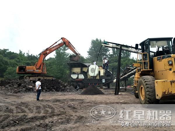 移动式骨料破碎机