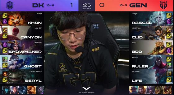 LOL-LCK：Rascal三杀佛耶戈“尽力局”，DK惊险偷家2-0双杀GEN
