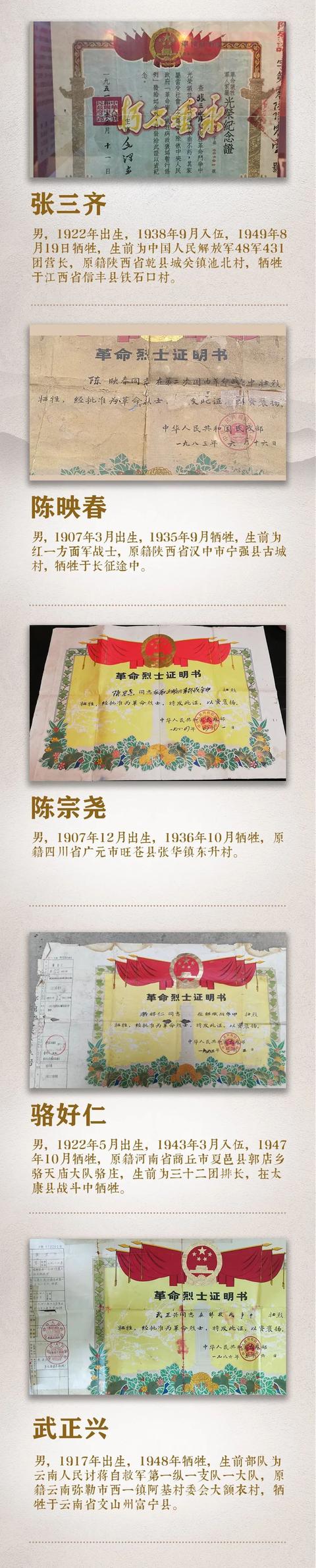 今年清明，请帮这40位烈士寻亲