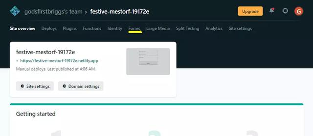 使用 Netlify Forms 将联系表单添加到 React 应用程序