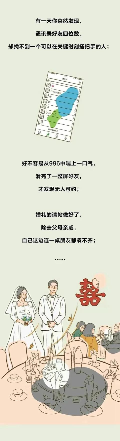 成年人的友谊太脆弱了，太现实！（漫画）