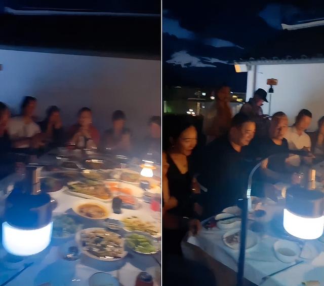 杨丽萍为母亲过节太暖心！十几个菜摆满一桌，亲朋好友众多超热闹