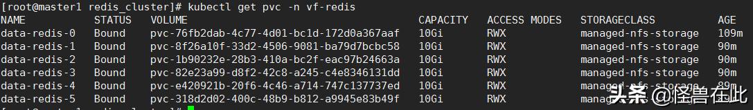 k8s部署redis-cluster集群