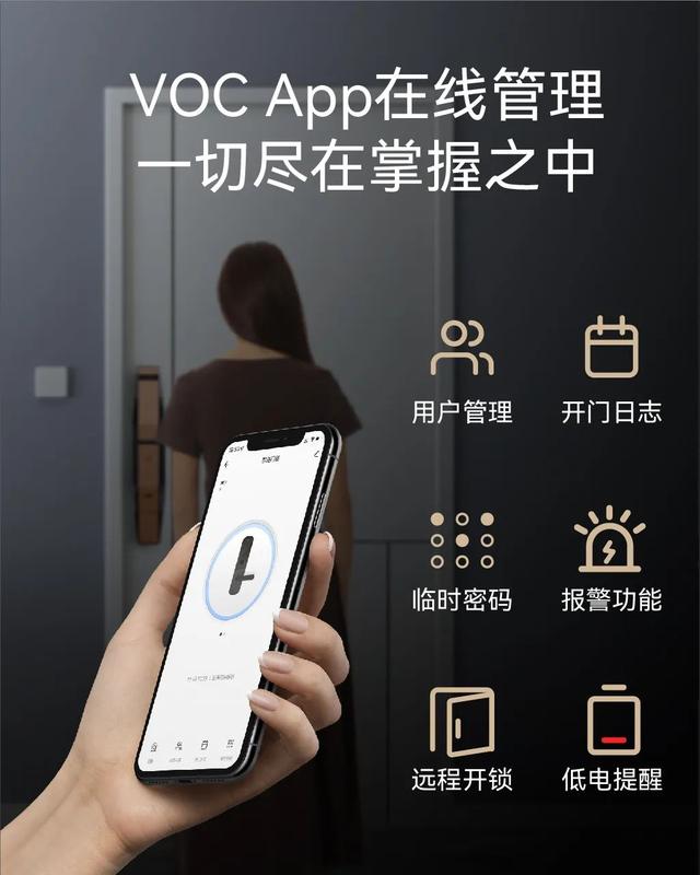 超长待机800+天？VOC智能门锁续航力满级