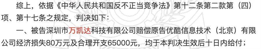累计获赔百万！广告保卫战全胜的优酷