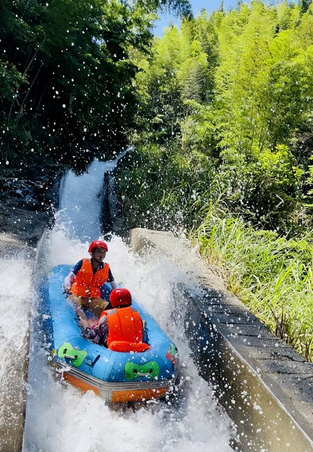 的极限体验省内最高落差漂流高达96层楼宜丰九天大峡谷漂流等你来挑战